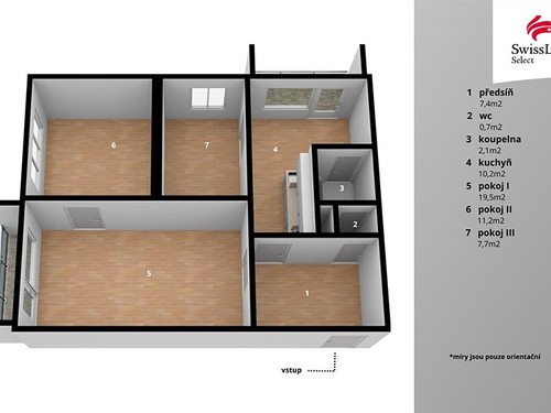 Prodaný byt 3+1 75 m²
