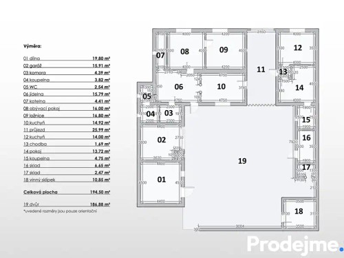 Prodaný  dům 166 m², pozemek 2167 m²