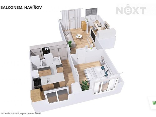 Prodaný byt 3+1 61 m²
