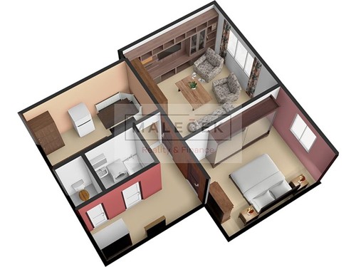 Prodaný byt 2+1 55 m²