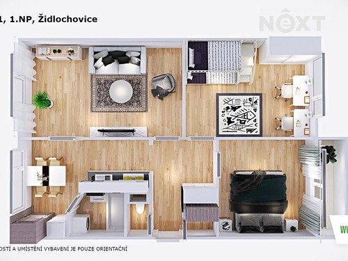 Prodaný byt 3+1 77 m²