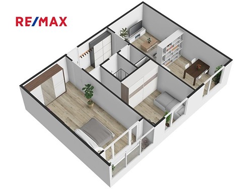 Prodaný byt 3+kk 61 m²