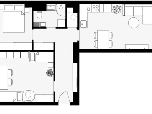 Prodaný byt 2+1 54 m²