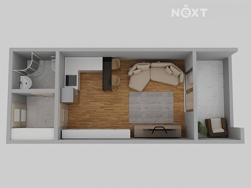 Prodaný byt 1+kk 29 m²