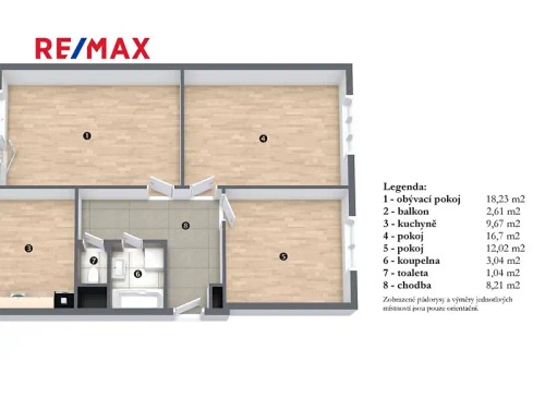 Prodaný byt 3+1 76 m²