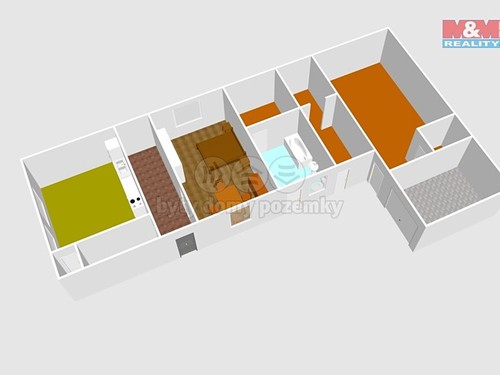 Prodaný dům 90 m², pozemek 373 m²