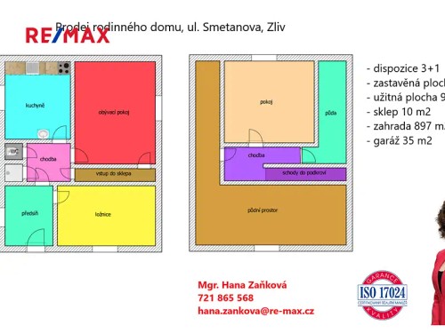 Prodej domu 90 m², pozemek 1008 m²