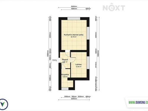 Prodaný byt 2+kk 53 m²