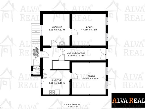 Prodaný dům 92 m², pozemek 92 m²