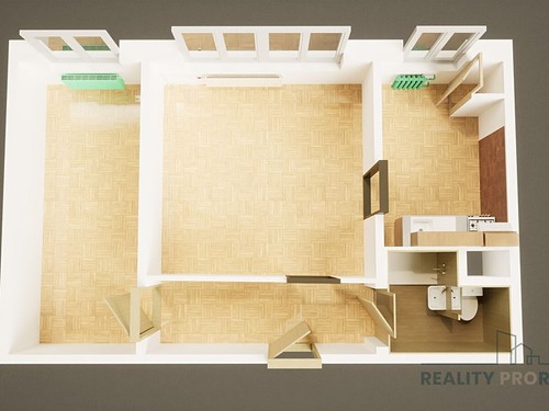 Prodaný byt 2+1 43 m²