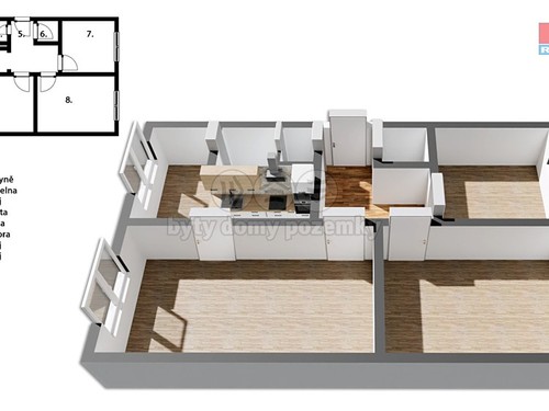 Prodaný byt 3+1 73 m²