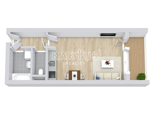 Prodaný byt 1+kk 28 m²