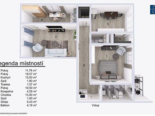 Prodaný byt 3+1 81 m²