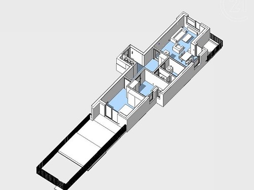 Prodaný byt 3+kk 72 m²
