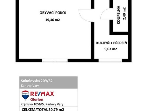 Prodaný byt 1+1 30 m²