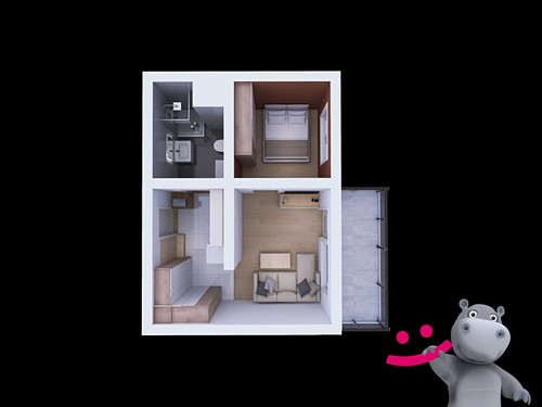 Prodaný byt 2+kk 34 m²