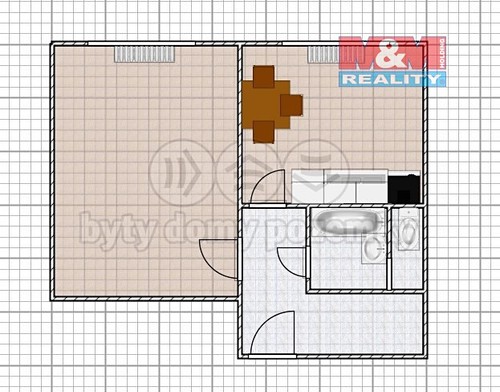 Prodaný byt 1+1 41 m²