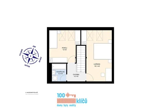 Prodaný byt 3+kk 70 m²