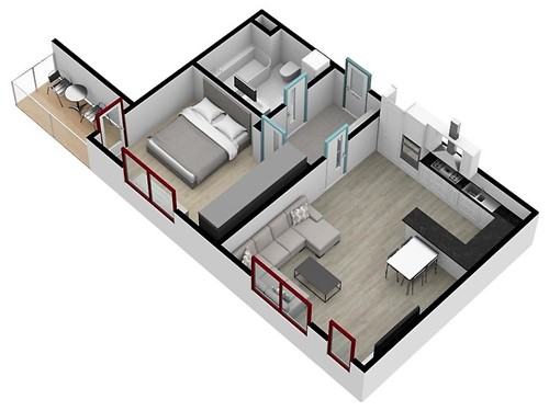 Prodaný byt 2+kk 59 m²