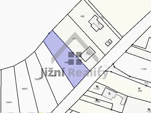 Prodej stavebního pozemku 1032 m²
