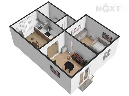 Prodaný byt 2+1 54 m²