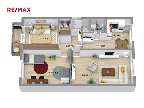Prodaný byt 3+1 79 m²