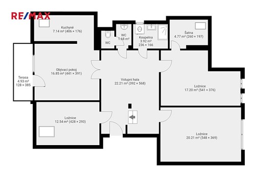 Prodaný byt 4+kk 108 m²