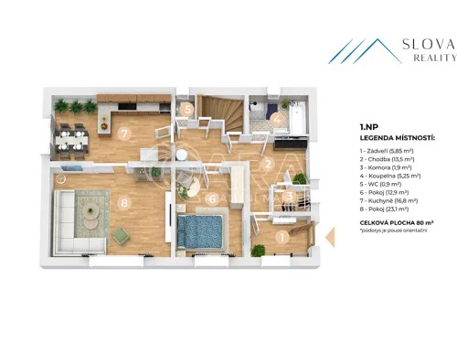 Prodej domu 157 m², pozemek 1165 m²