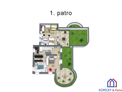 Prodaná vila 468 m², pozemek 1000 m²