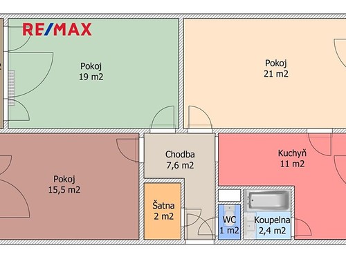 Prodaný byt 3+1 76 m²