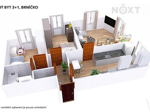 Prodaný byt 3+1 76 m²