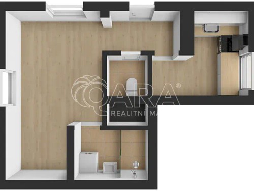 Prodaný byt 1+1 26 m²