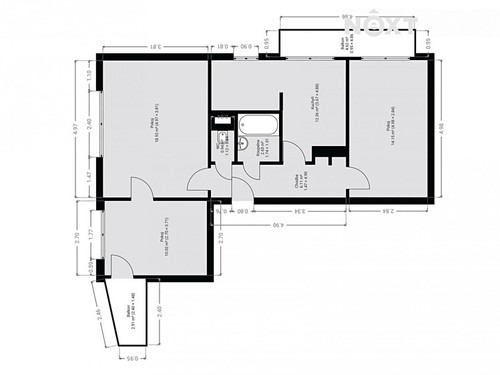 Prodaný byt 3+1 66 m²