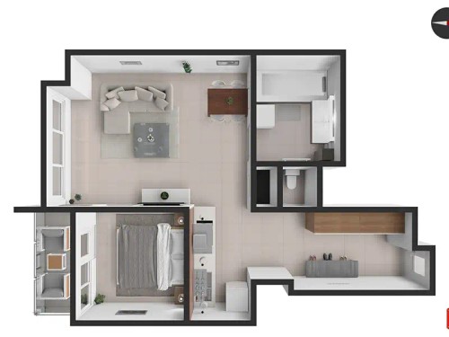 Prodej bytu 2+kk 45 m²