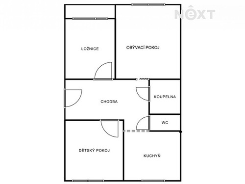Prodaný byt 3+1 83 m²