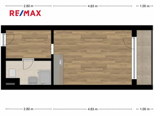 Prodaný byt 1+kk 30 m²