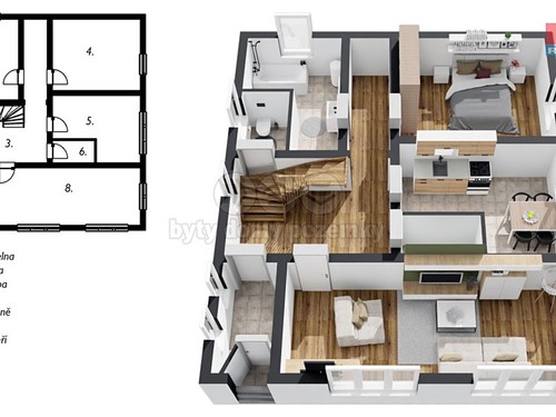 Prodaný dům 107 m², pozemek 1847 m²