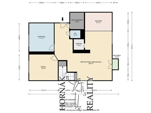 Prodaný byt 5+kk 129 m²