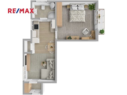 Prodaný byt 2+kk 52 m²