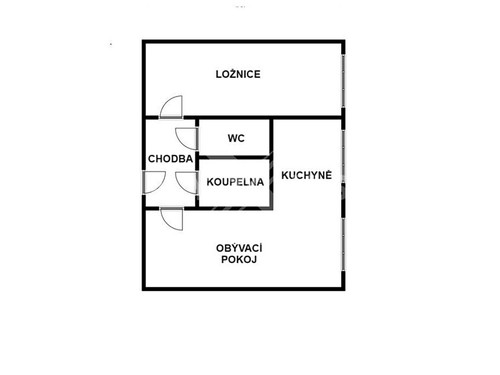 Prodaný byt 2+1 52 m²