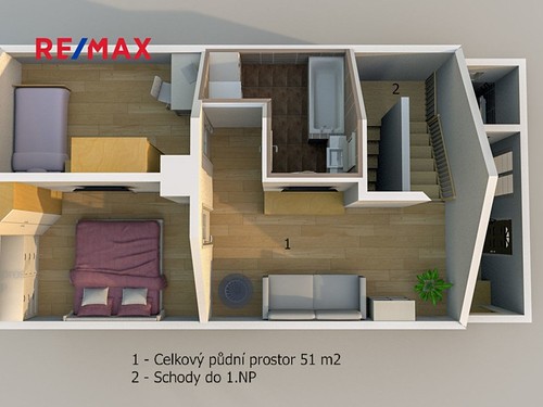 Prodaný dům 75 m², pozemek 378 m²