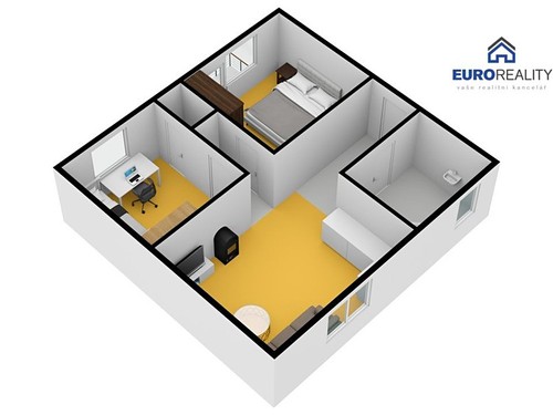 Prodaný byt 3+kk 64 m²