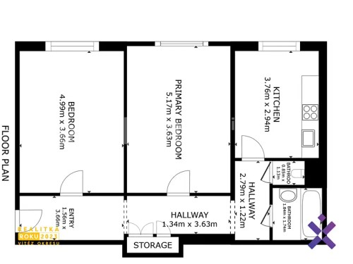 Prodaný byt 2+1 66 m²