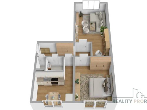 Prodaný byt 2+1 55 m²