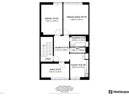 Prodaný dům 229 m², pozemek 334 m²