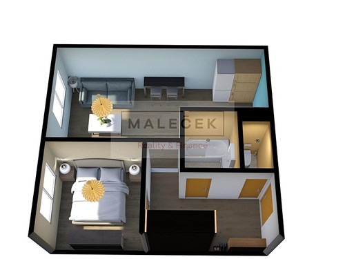 Prodaný byt 2+kk 42 m²