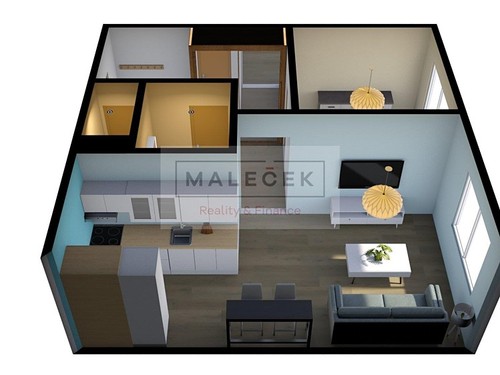 Prodaný byt 2+kk 42 m²