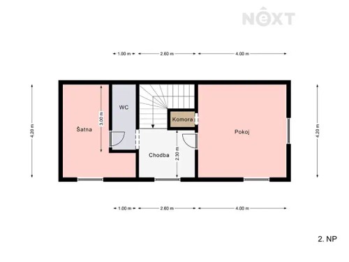 Prodaná chalupa 79 m², pozemek 128 m²