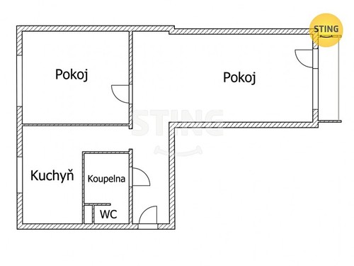 Prodaný byt 3+kk 65 m²