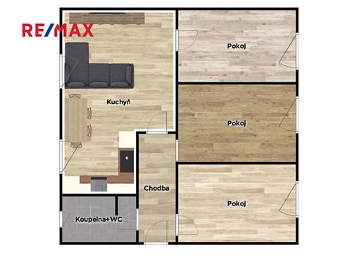 Prodaný byt 3+1 93 m²